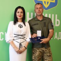 Народна депутатка України Ірина Борзова та учасник заходу