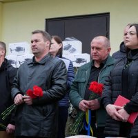 Учасники святкової зустрічі, що присвячена Дню створення військової частини
