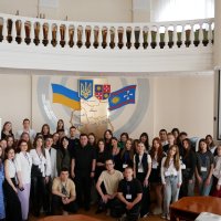 заступник начальника ОВА (CDTO) Андрій Кавунець та учасники Студентської ради Вінниччини