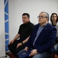 заступник начальника ОВА (CDTO) Андрій Кавунець та ректор Донецького національного університету імені Василя Стуса Ілля Хаджинов