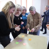 керівники ЦНАП, які долучились до навчання, під час практичної вправи