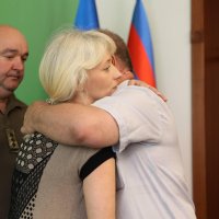 Перша заступниця Начальника ОВА Наталя Заболотна під час вручення посмертних нагород