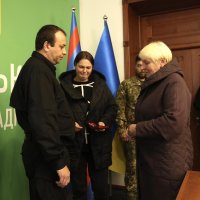 Вручення високих державних нагород родинам загиблих військовослужбовців