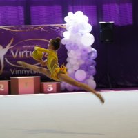 Спортсменка під час виступу