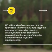Інфографіка від ДП "Ліси України" про те, як місцевій громаді зняти із себе відповідальність та врятувати ліс