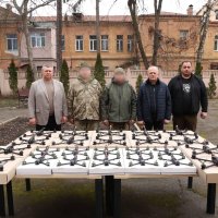 заступник начальника ОВА Сергій Здітовецький, голова Вінницької обласної Ради Вячеслав Соколовий, директор Департаменту з питань цивільного захисту, ресурсного забезпечення сил оборони і безпеки ОВА Богдан Зубчик та військові