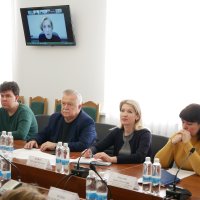 Учасники засідання у конференц-залі Вінницької ОВА