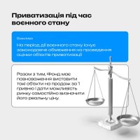 Інфографіка «Приватизація під час воєнного стану»