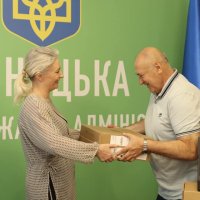 Перший заступник Начальника ОВА Наталя Заболотна та учасник заходу