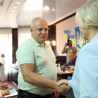 Перший заступник Начальника ОВА Наталя Заболотна та учасник заходу