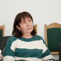 Учасниця засідання у конференц-залі Вінницької ОВА