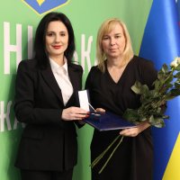 вручення грамот Верховної Ради України, народною депутаткою України Іриною Борзовою