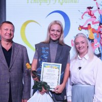 Перша  заступниця начальника ОВА Наталя Заболотна, заступник голови обласної Ради Ігор Івасюк та учасниця заходу