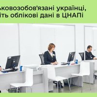  Інфографіка "Військовозообов'язані українці, оновіть облікові дані в ЦНАПі"