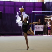 Спортсменка під час виступу