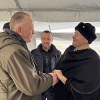 Заступник Начальника ОВА Сергій Здітовецький, Надзвичайний і Повноважний Посол Республіки Хорватія в Україні Пані Аніца Джаміч та представники ДСНС