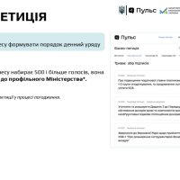 Слайд про бізнес-петицію