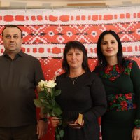 Начальник ОВА Сергій Борзов, народна депутатка України Ірина Борзова та учасниця заходу