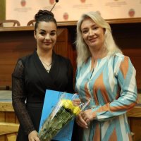 Перший заступник Начальника ОВА Наталя Заболотна та учасниця заходу